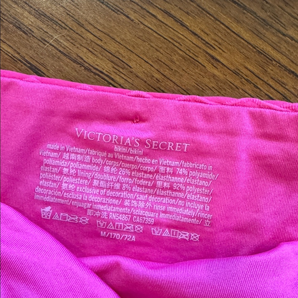 Victoria's Secret Bright Pink Bikini - M - Picture 2 of 3